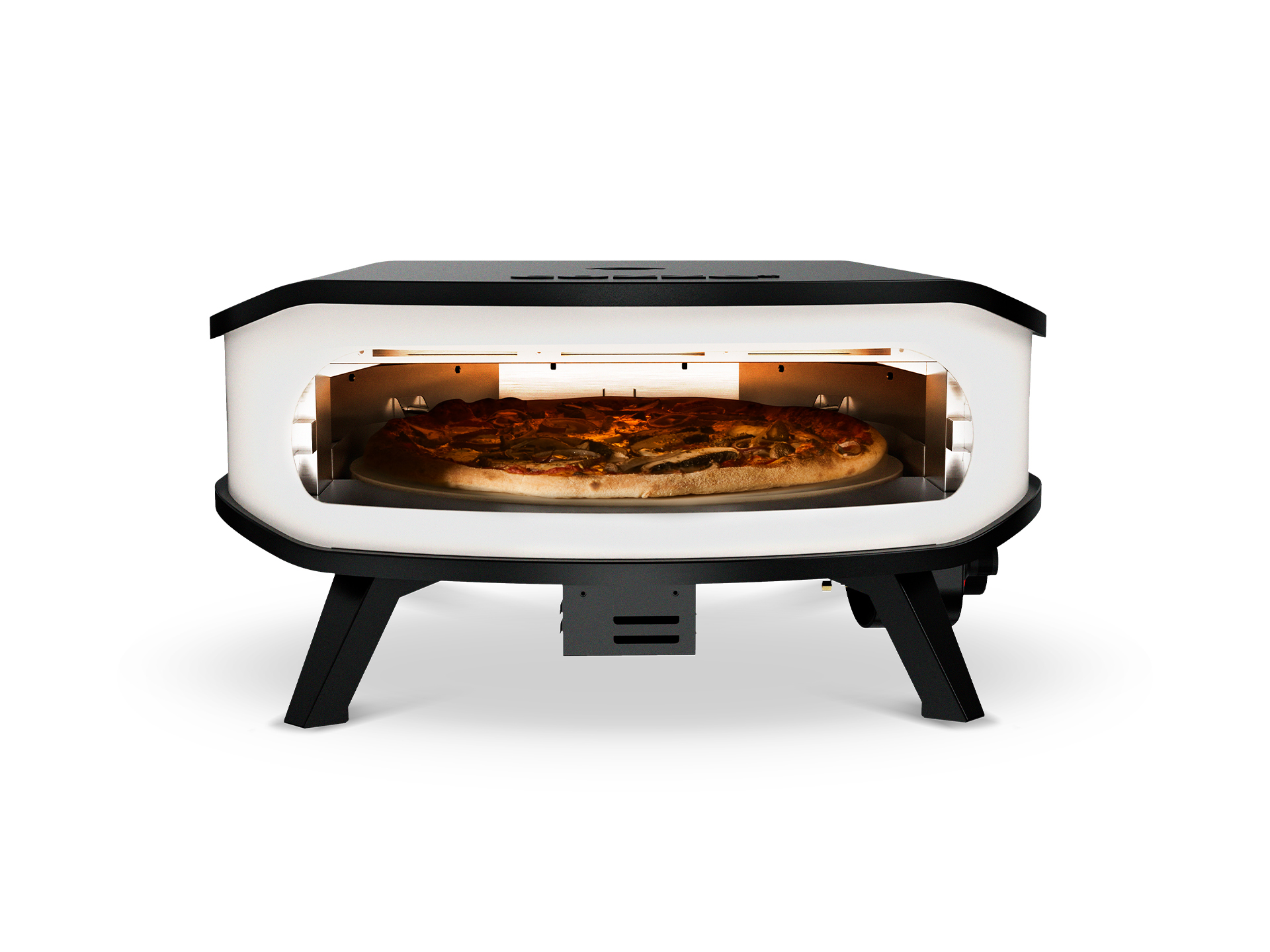 Cozze plynová kamna na pizzu 17" s teploměrem a LED světlem