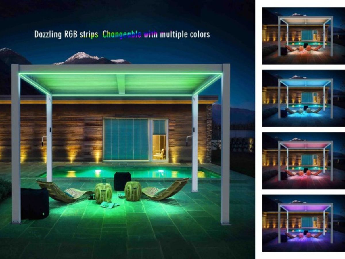 Luxe Led osvětlení na pergolu 3x3 m