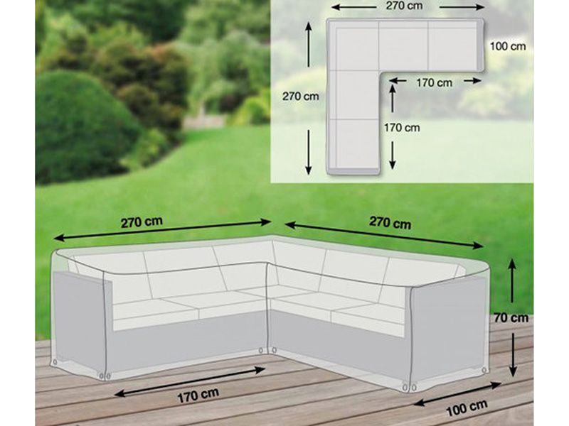 Ochranná plachta pro sedací soupravu L-Form XL (270x270x80 cm)